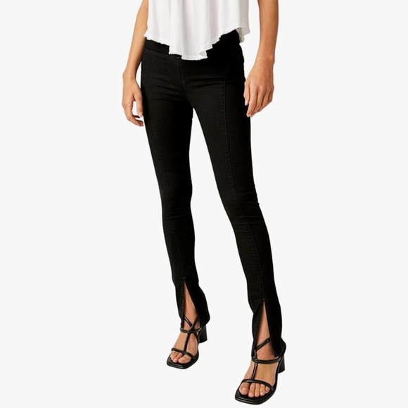 FREE PEOPLE Double Dutch Slit Skinny - Picture 2 of 11